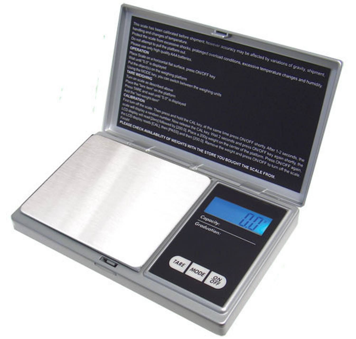 AWS-1KG-SIL- American Weigh Scales Digital Pocket Scale Silver