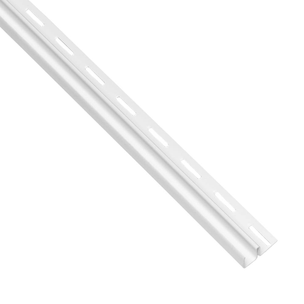 Georgia-Pacific White F-Trim Vinyl Siding Trim 0.5-in x 150-in | 235937