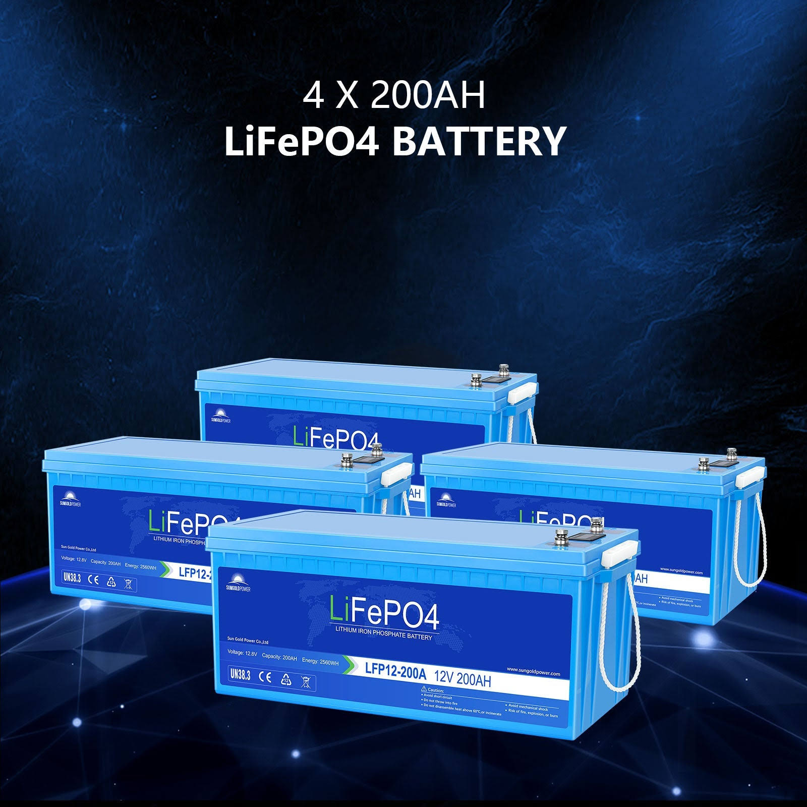 Sungoldpower Complete Off Grid Solar Kit 12000W 48V 120V/240V Output 10.24KWH Lithium Battery 5400 Watt Solar Panel SGK-12MAX