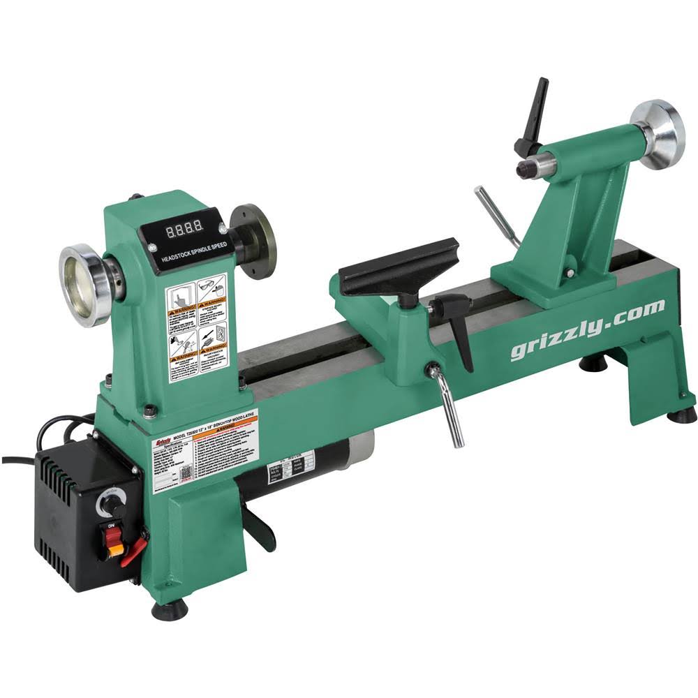 Grizzly T25920 12 inch x 18 inch Variable-Speed Wood Lathe