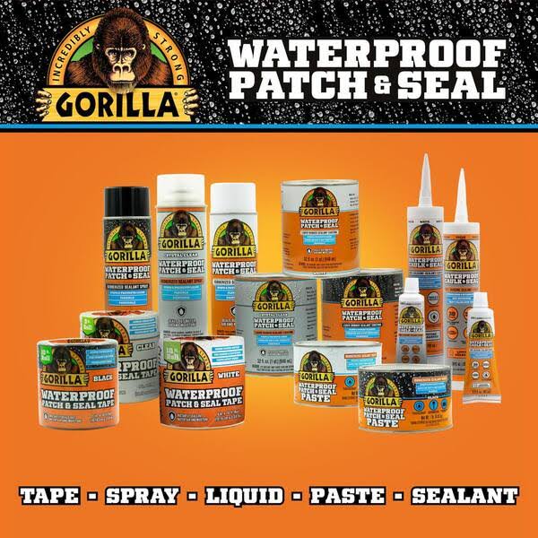 Gorilla Patch & Seal Paste, 1 lb. Capacity, White- Pkg Qty 6
