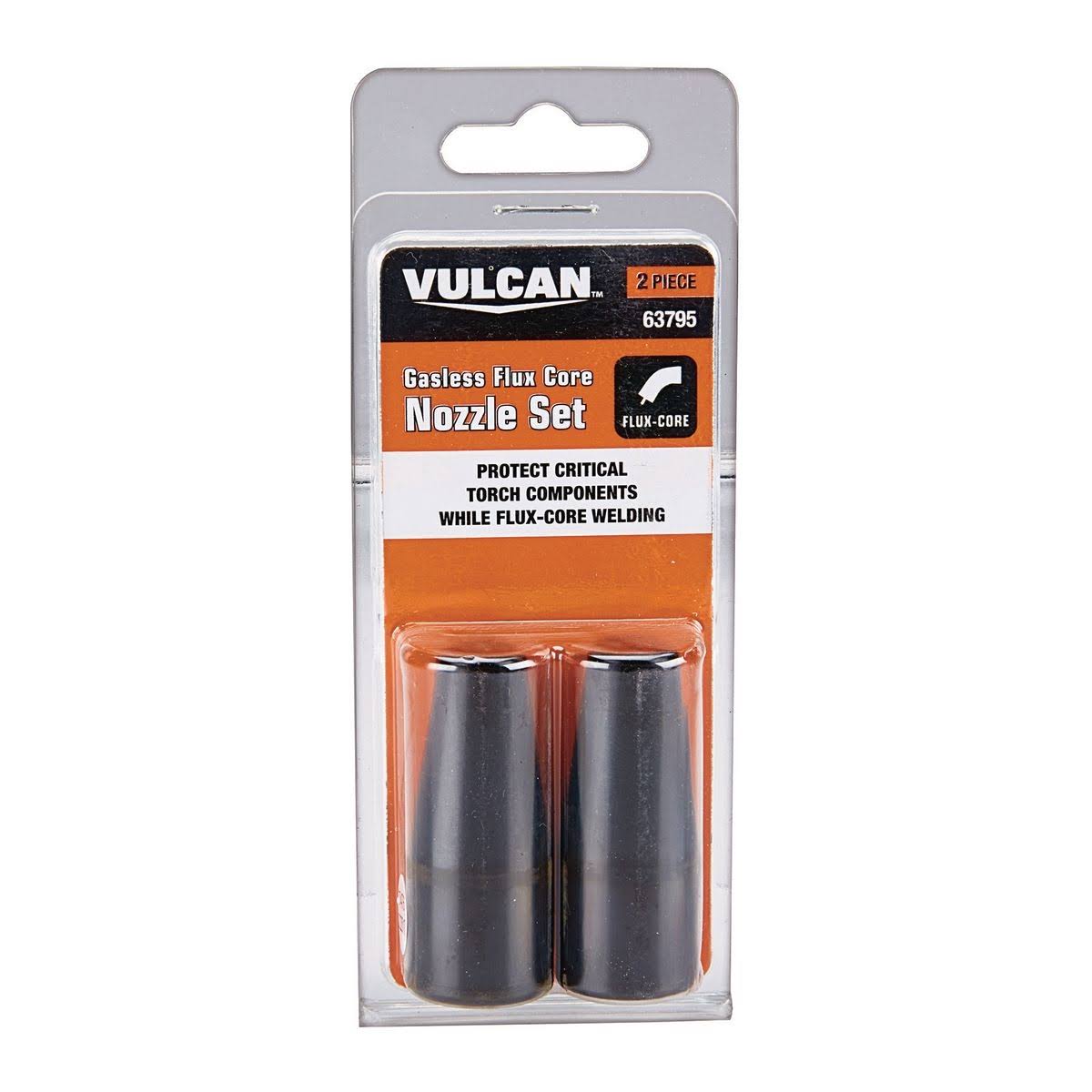 Vulcan 2 PC Gasless Flux Core Nozzle Set