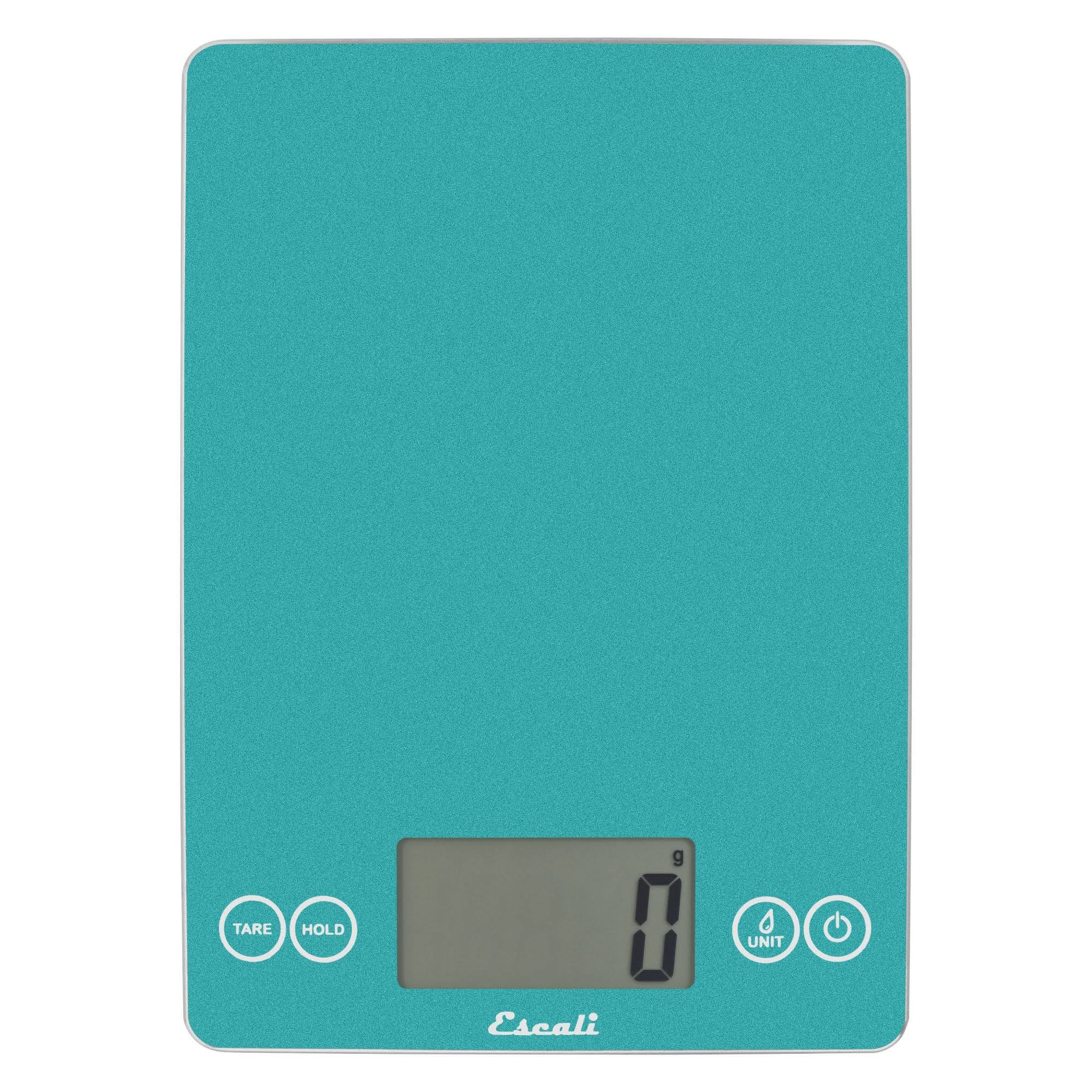 Escali Arti Digital Glass Kitchen Scale Sky Blue