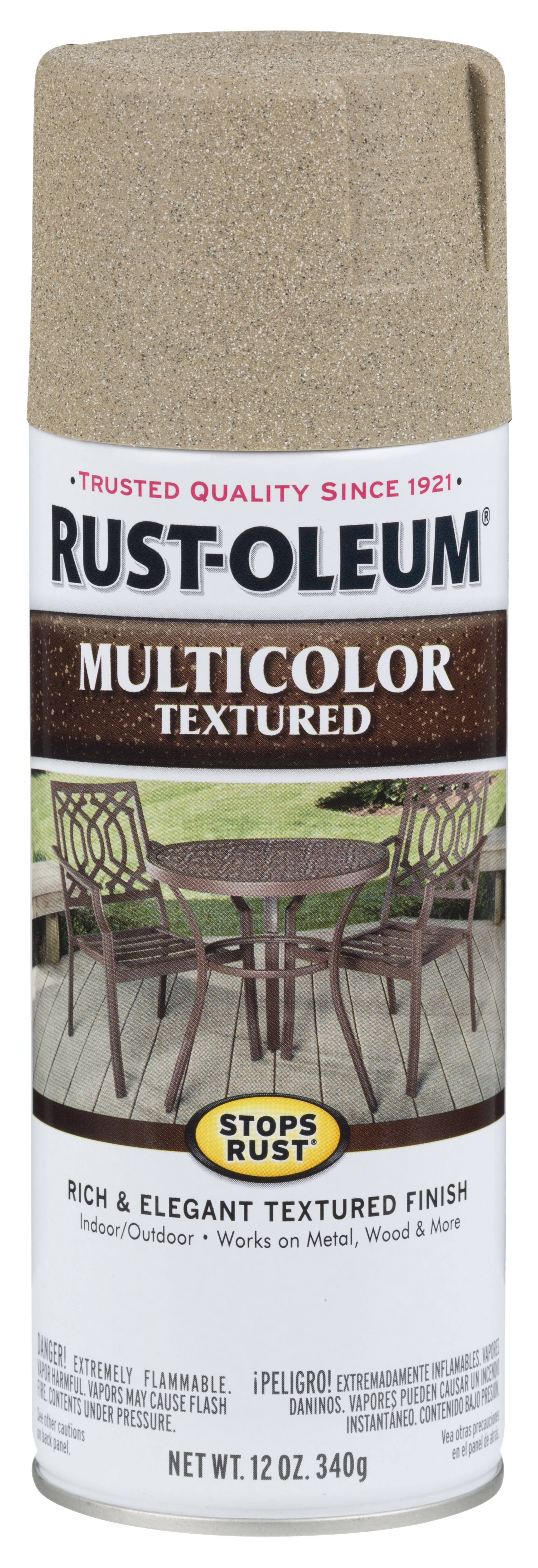 Rust-Oleum Desert Bisque Stops Rust Textured Spray Paint- 12 oz