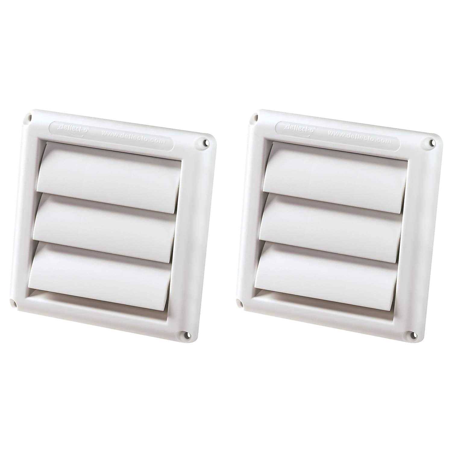 Deflecto Supurr-Vent Replacement Vent Hood, 2 Pack (HS4W/18)