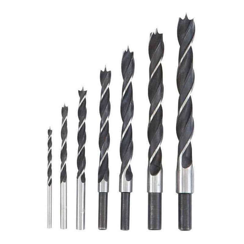 Warrior Brad Point Wood Drill Bit Set, 7 Piece 61640