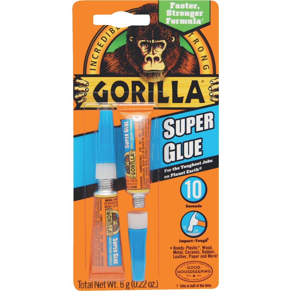 Gorilla Glue Super Glue- 2 pack, 0.11 fl oz tubes