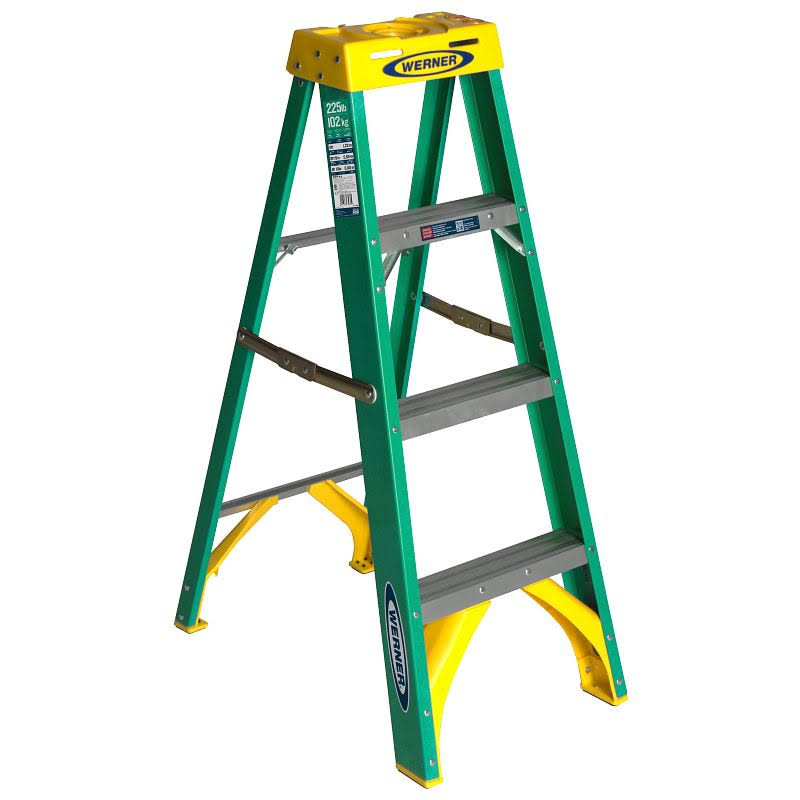 Werner 5904 4 ft Fiberglass Step Ladder