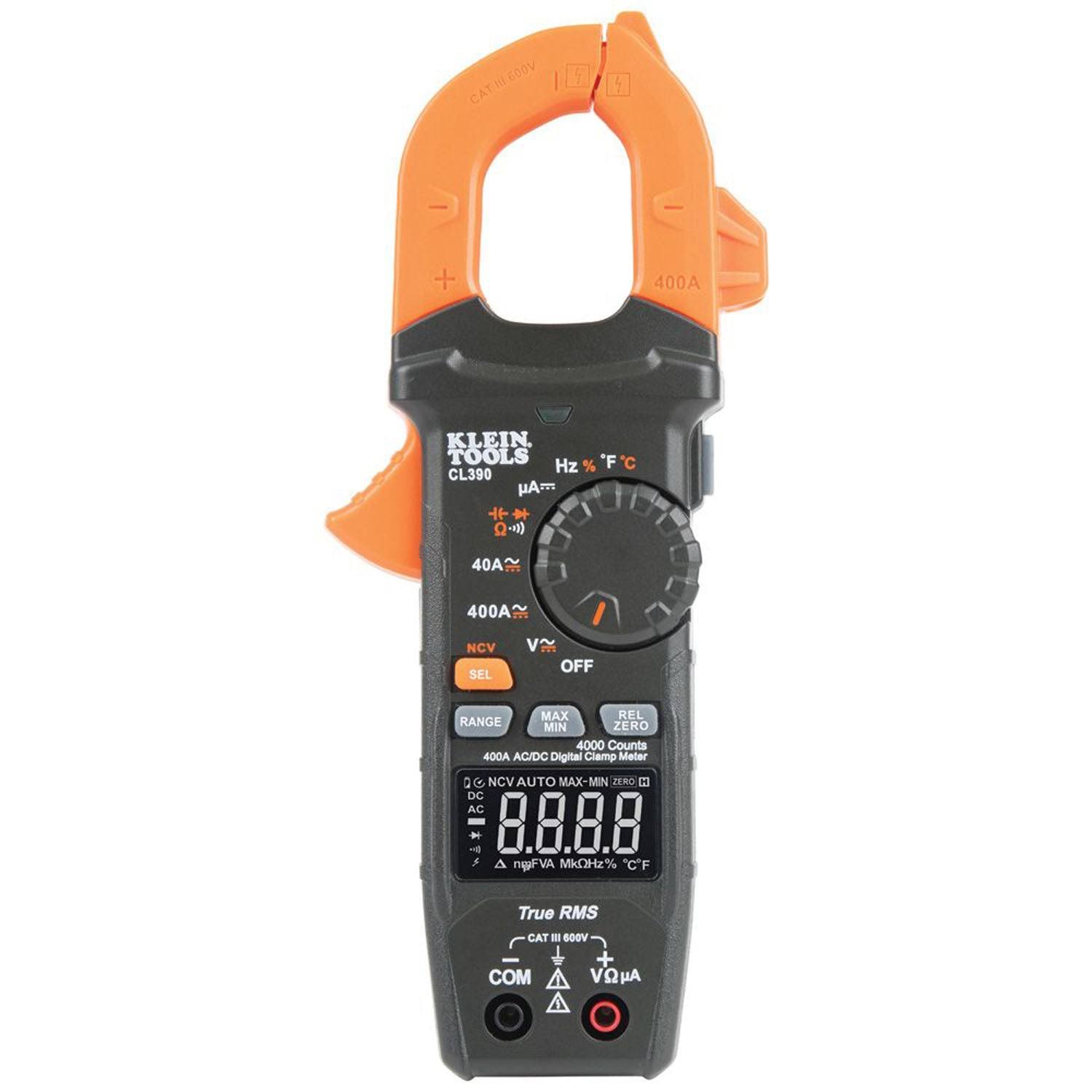 Klein Tools CL390 Auto-Ranging AC/DC Digital Clamp Meter