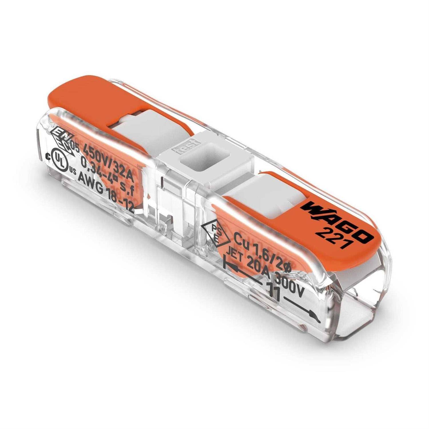 Wago 221-2401 Inline Splicing Connector