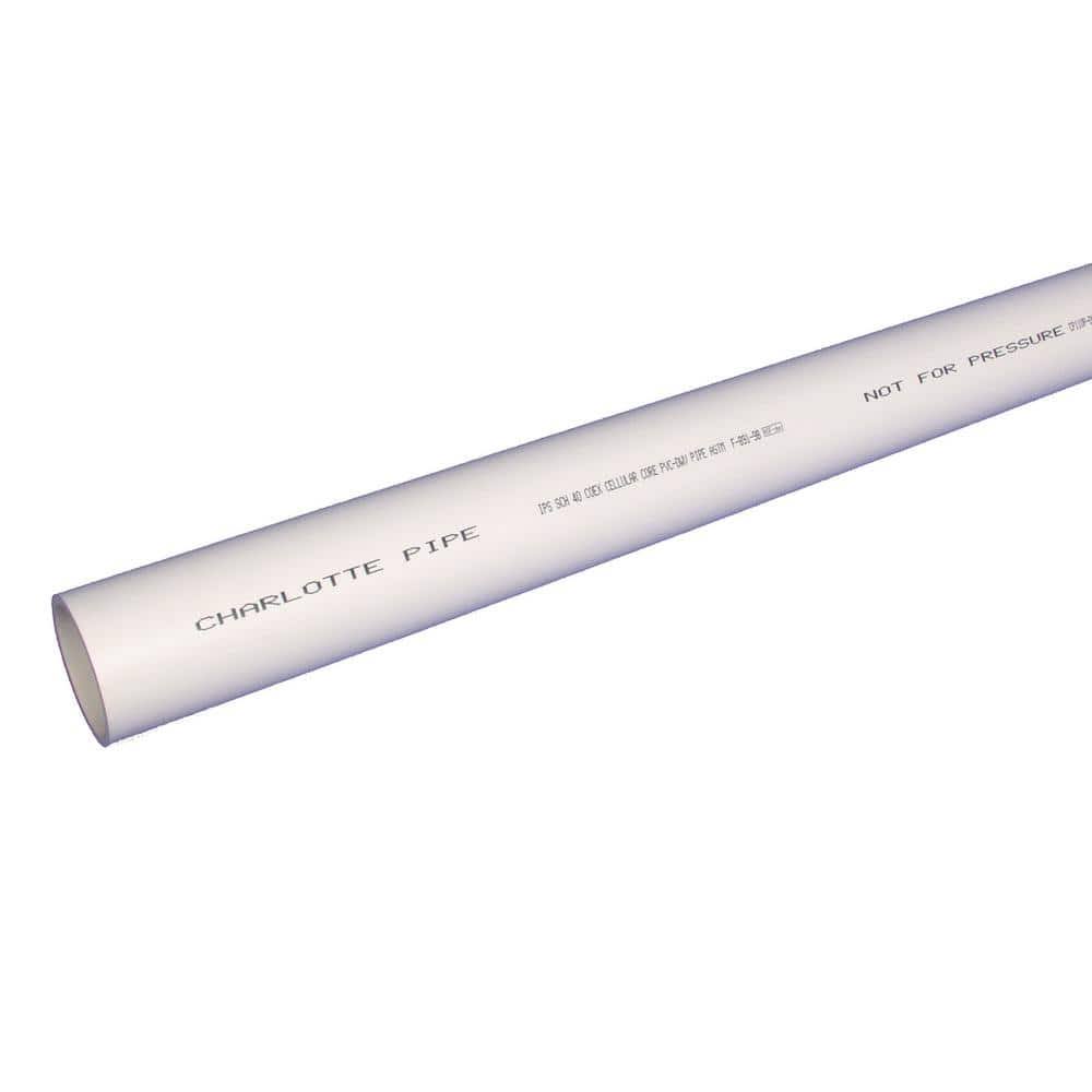 Charlotte Pipe PVC Pipe DWV CLCRE1.5X10