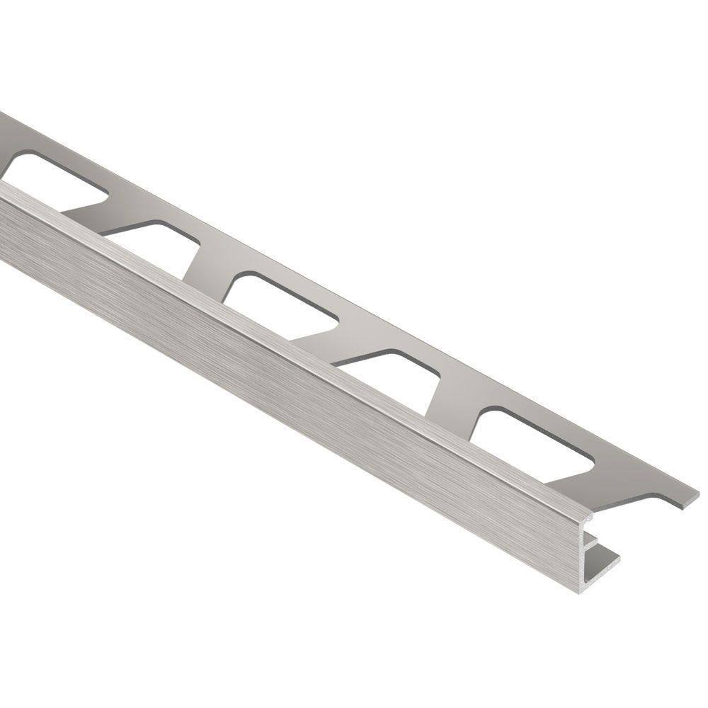 Schluter Jolly Brushed Nickel Anodized Aluminum 1/2 inch