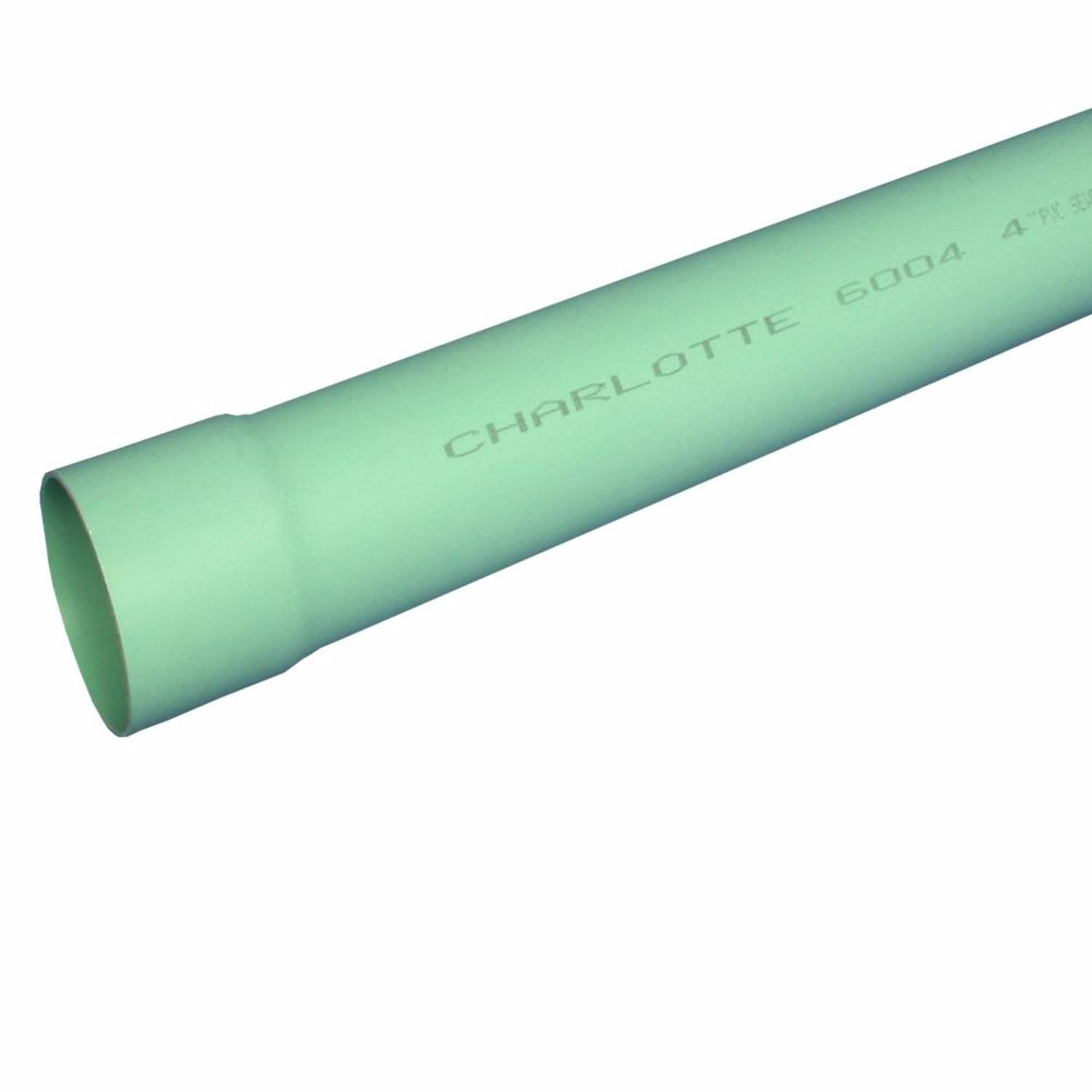 Charlotte Pipe SDR-35 Solid PVC Drain & Sewer Pipe S/M 06004 0800