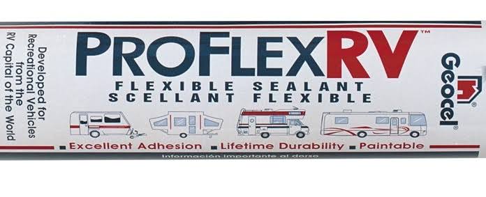 Geocel Pro Flex RV Flexible Sealant- 10 oz- Crystal Clear