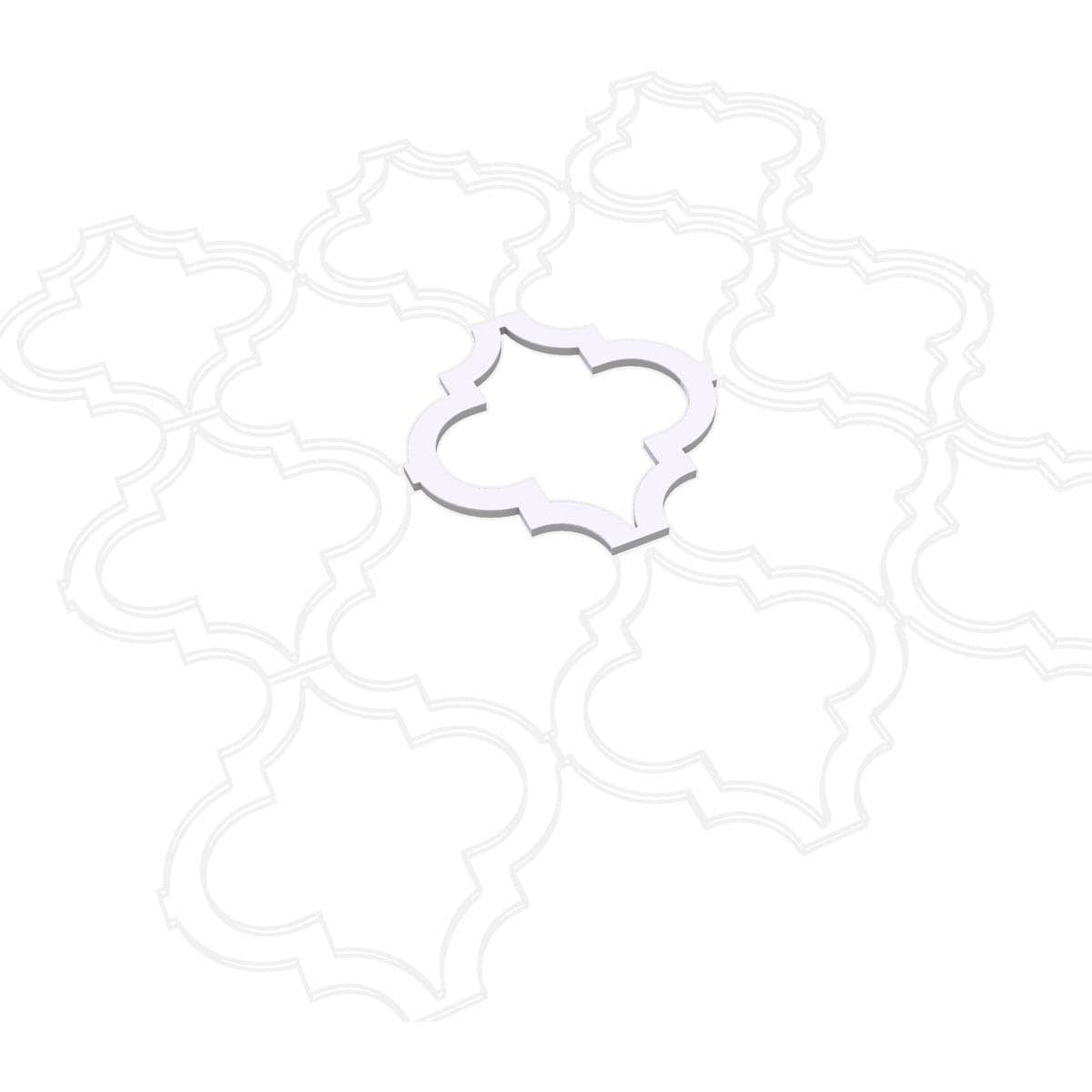 Marrakesh Decorative Fretwork Wall Panels in Architectural Grade PVC- Medium