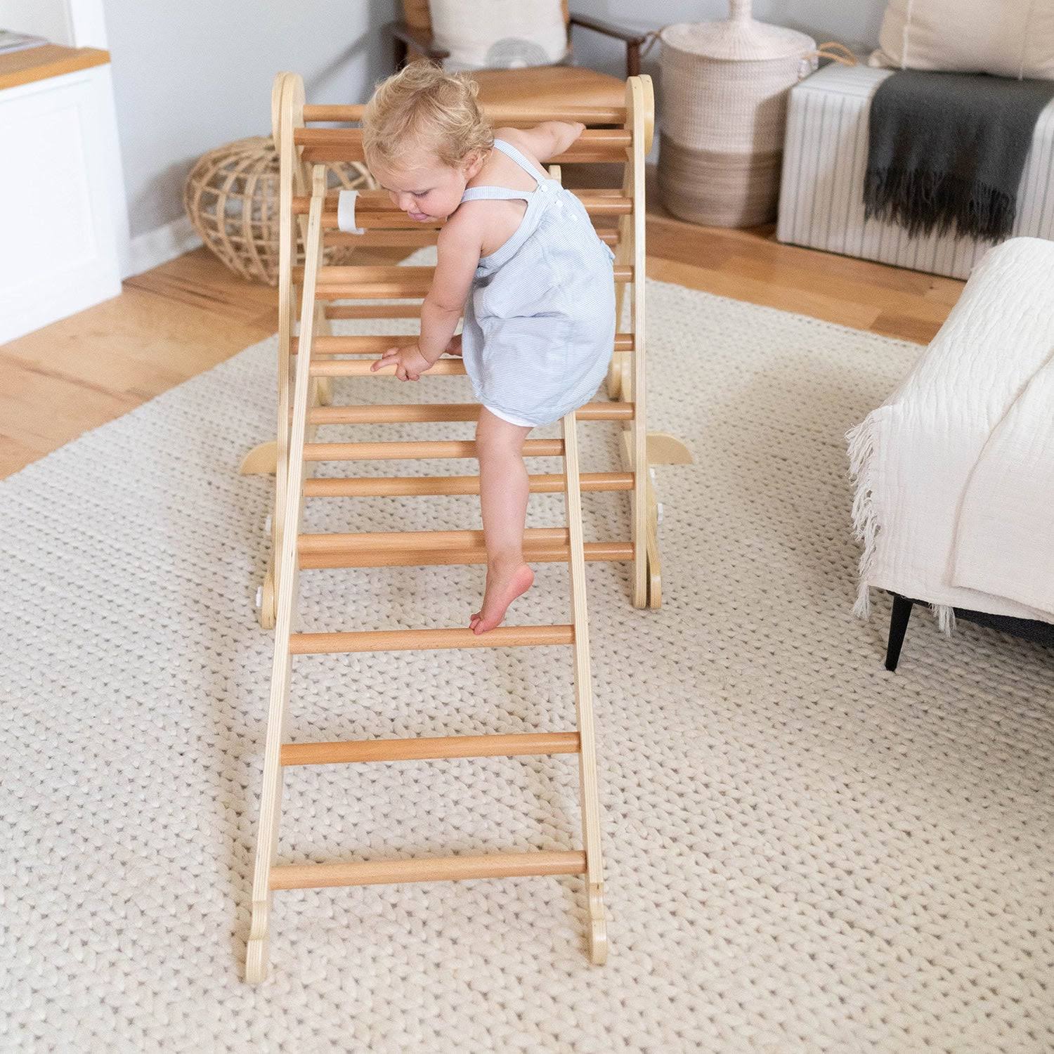 Little Partners Climbing Ladder- Soft White