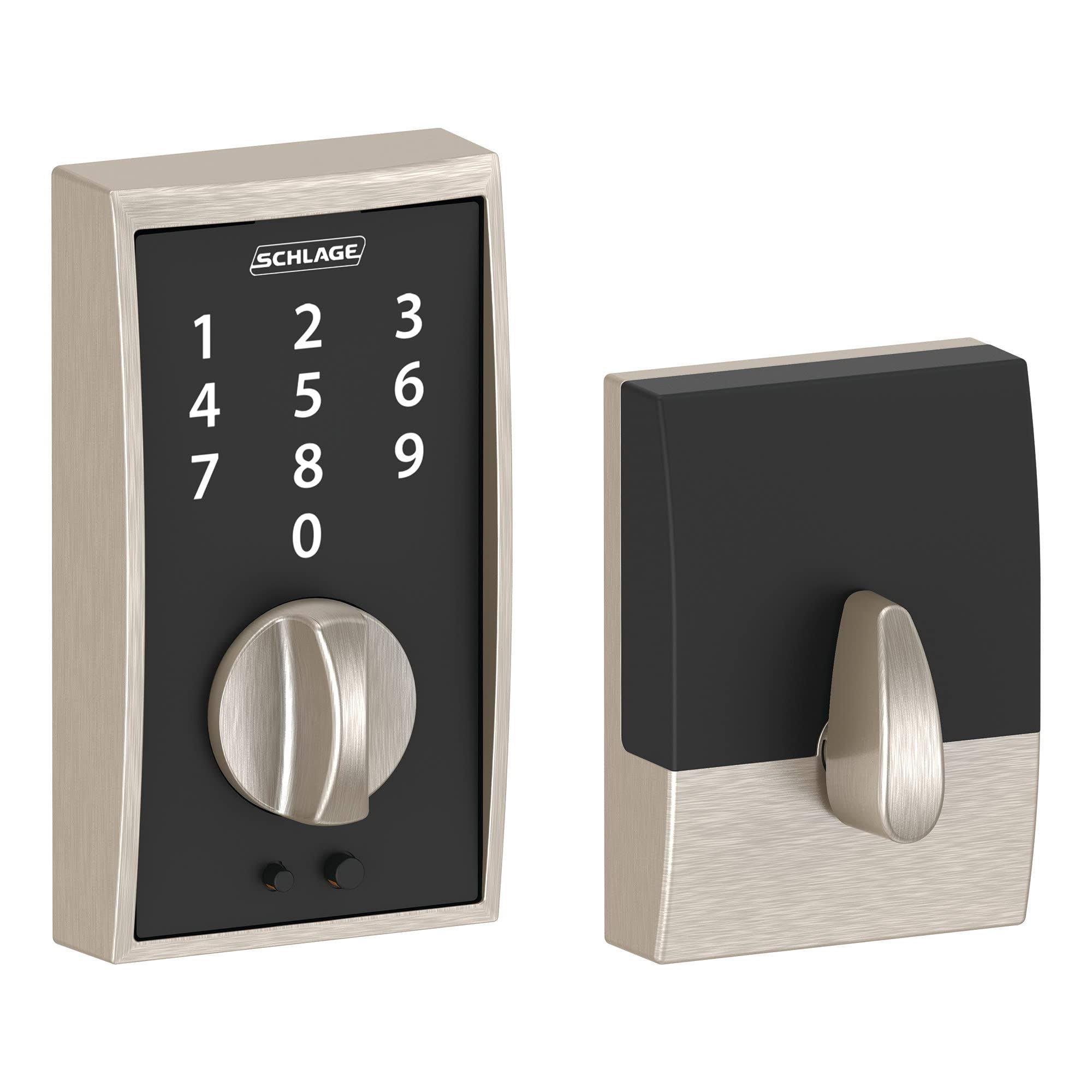 Schlage BE375-CEN Century Touch Deadbolt- Satin Nickel