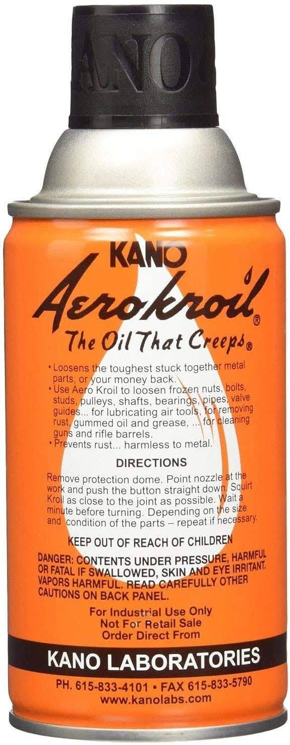 Kano Aerokroil Penetrating Oil 10 oz. Aerosol Pack of 3