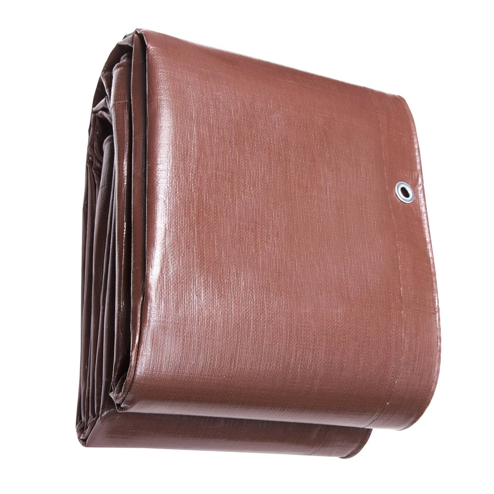 VEVOR Tarp 12x20 ft 16 Mil Thick, Waterproof Tear Proof Poly Plastic Tarps Cover, Multi-Purpose Outdoor Tarpaulin with Grommets