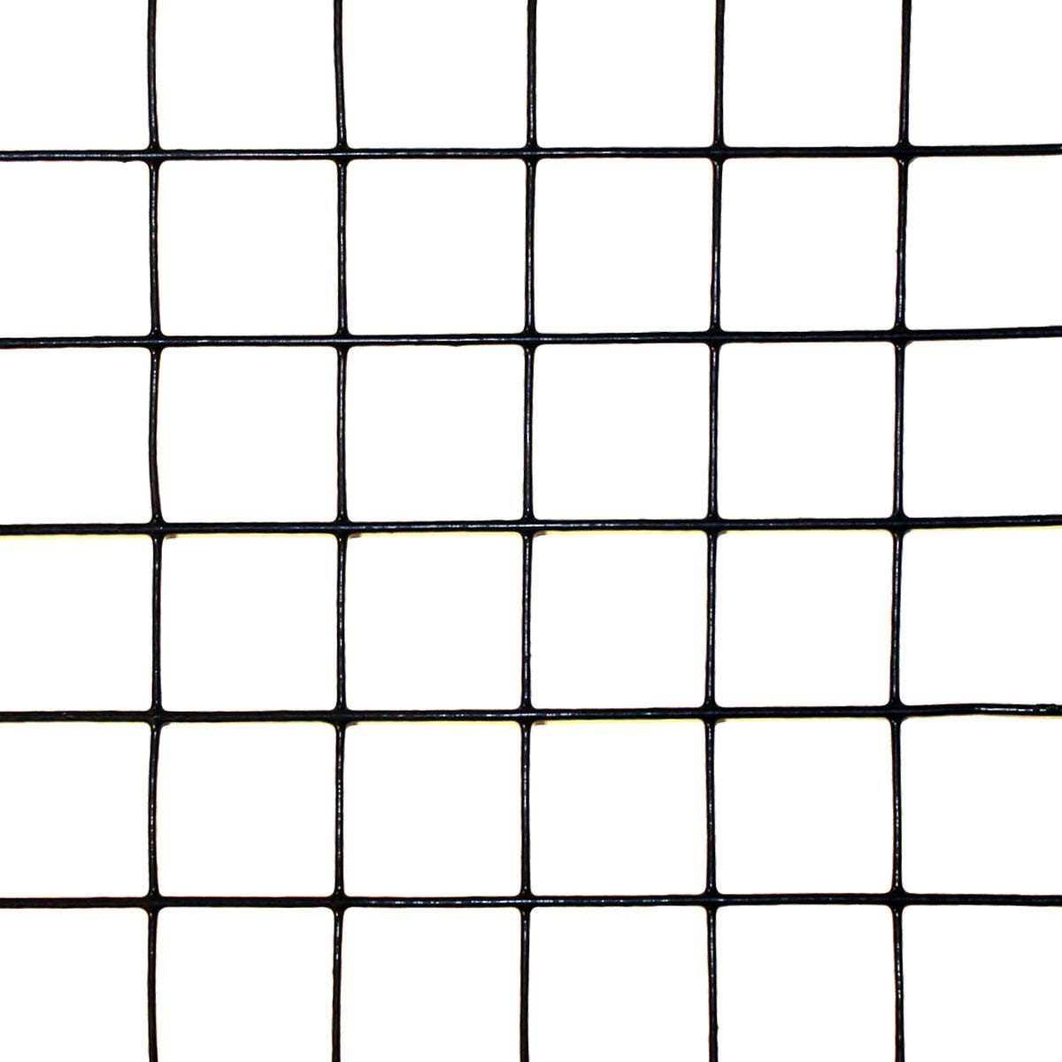 6' x 100' Welded Wire-19 GA Galvanized Steel Core; 17 GA After Black PVC-Coating 1