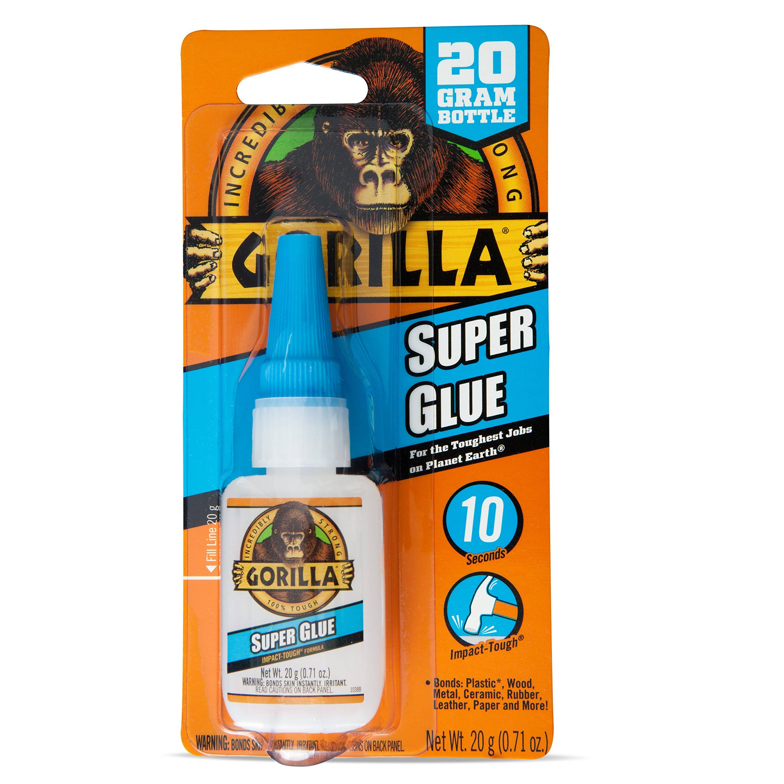 Gorilla Super Glue 20 Gram Clear