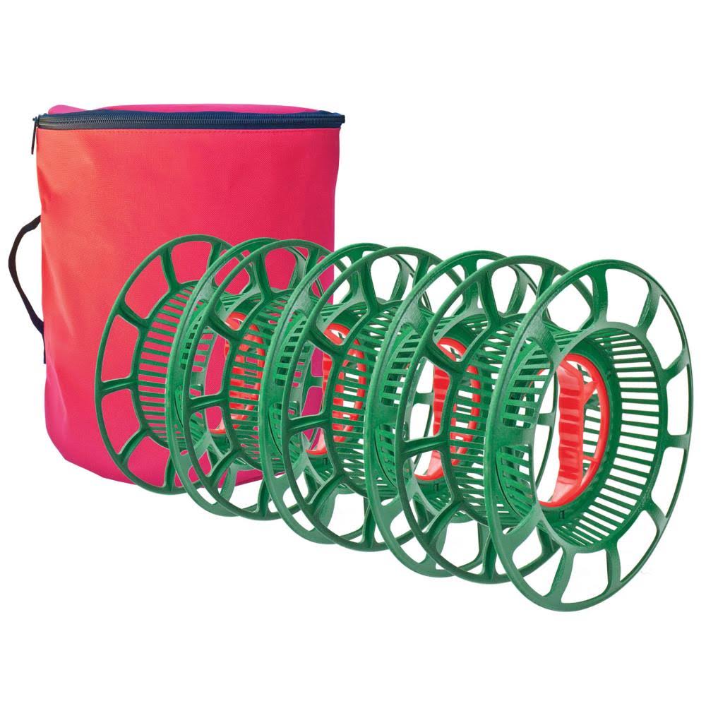 at Home Assembled Light Reels with Spinning Handle (4 ct)