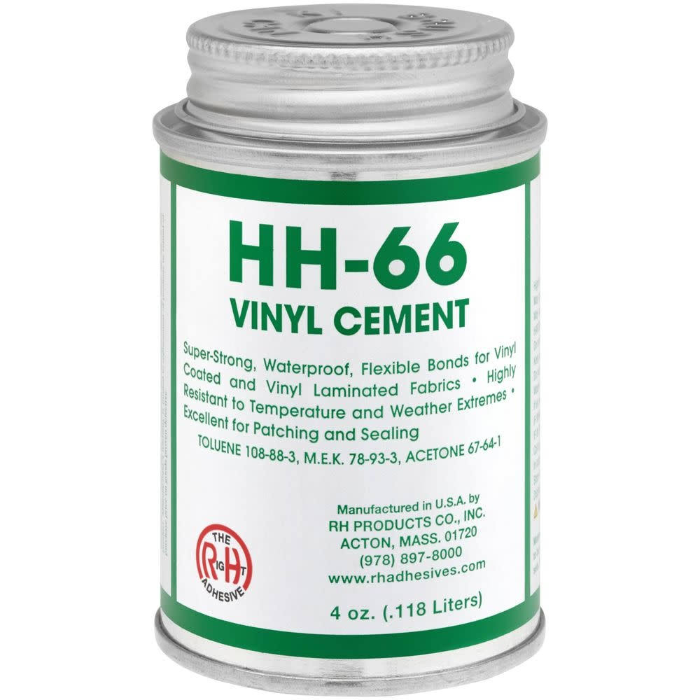 HH-66 Vinyl Cement, 4 oz. Can- RH Adhesives, Clear