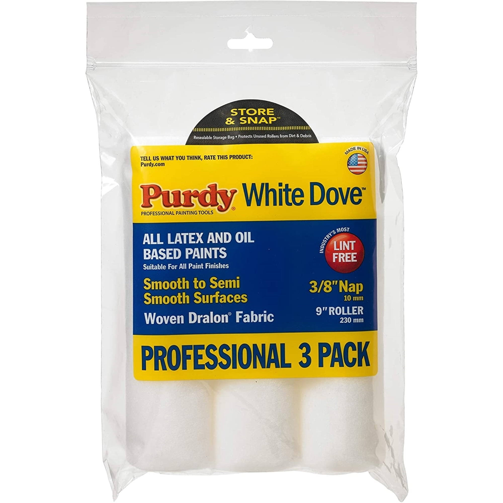 Purdy White Dove Roller Cover, 9