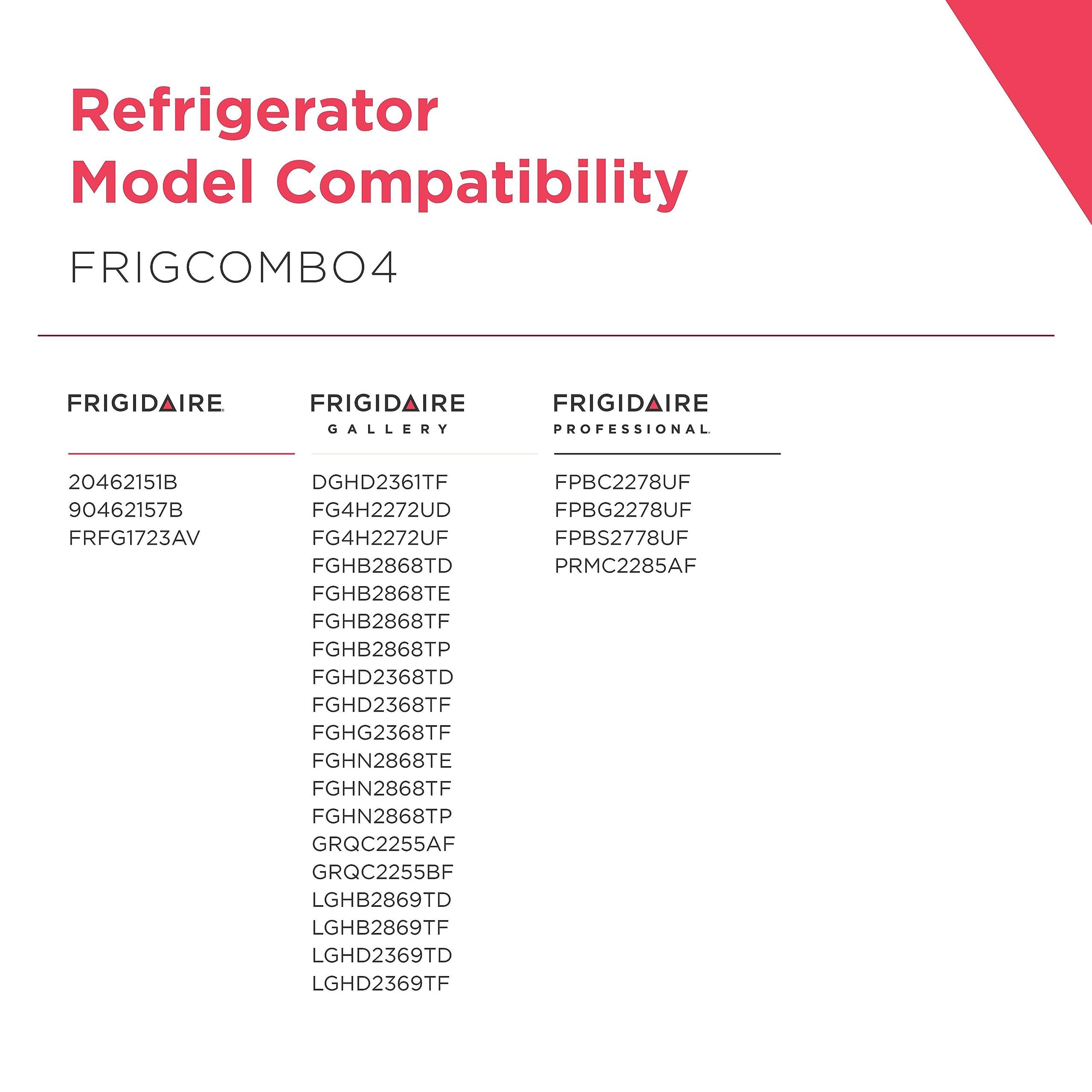 Frigidaire PureSource Ultra (EPTWFU01) and PureAir Ultra II (PAULTRA2) Water and Air Refrigerator Filter Combo Kit FRIGCOMBO4
