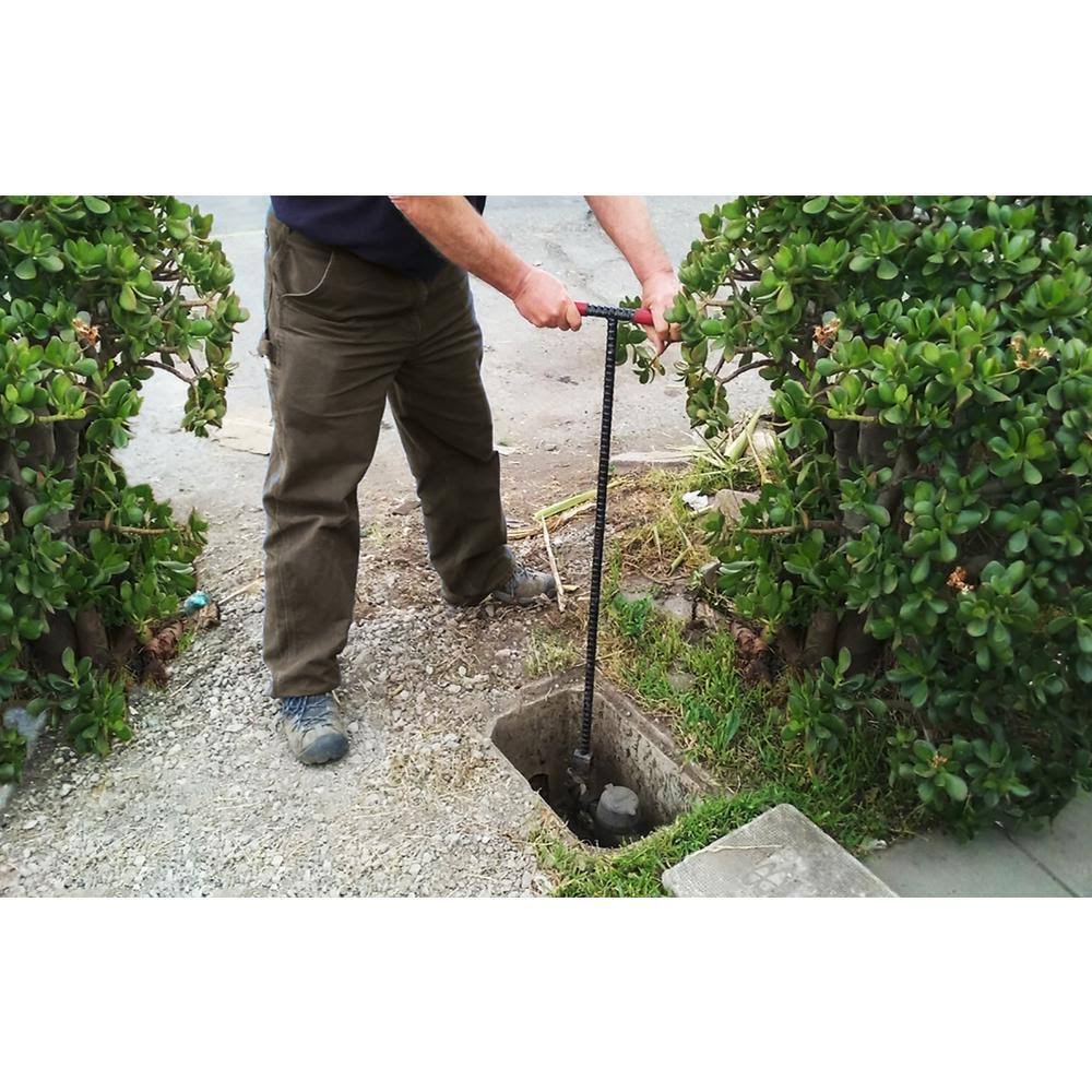 36 in. Solid Steel Water Meter Valve Key with Grips 53601015