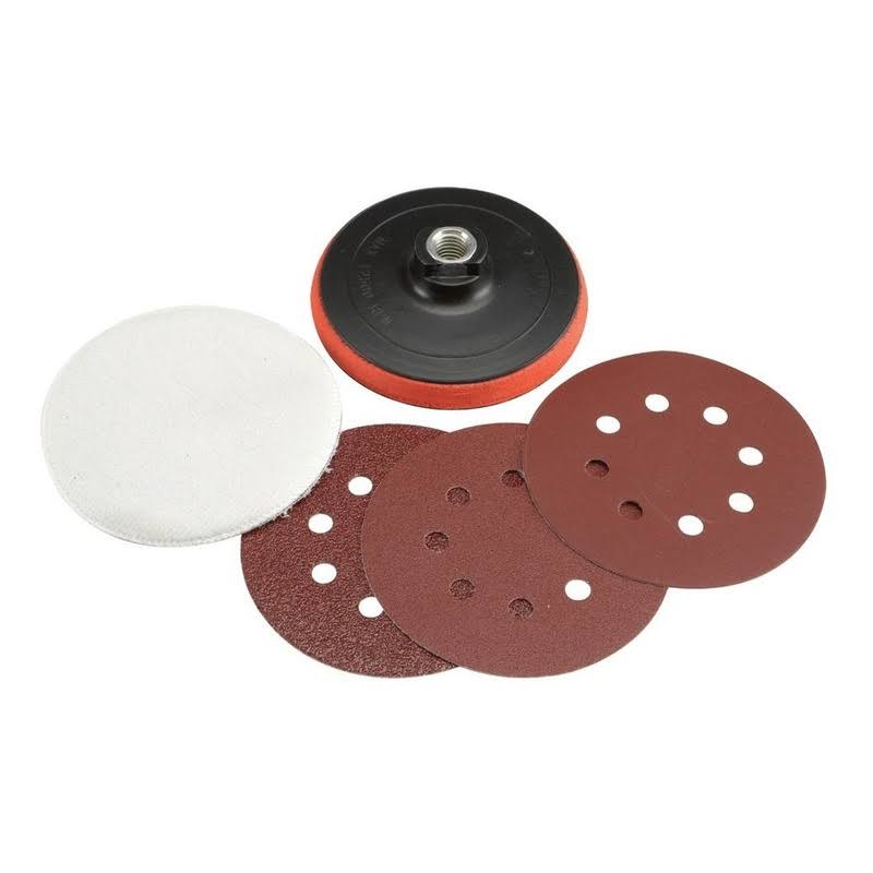 Warrior 5 in. Polishing/Sanding Set, 5 Pack 69491
