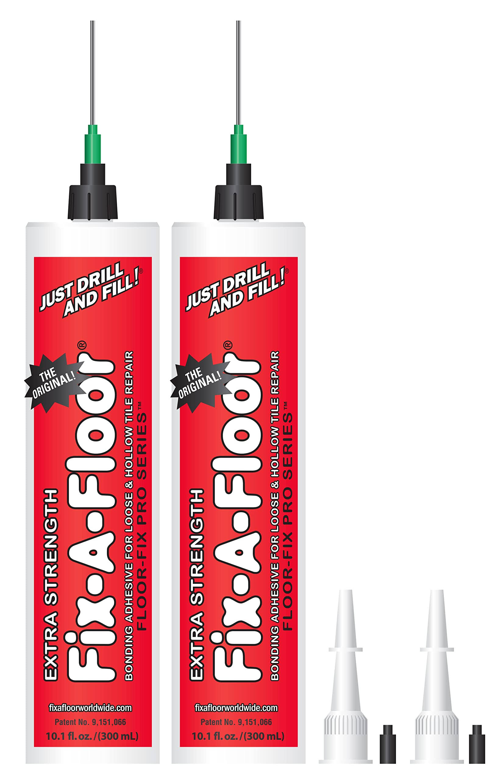 The Original Award Winning Fix-A-Floor Micro Syringe Injector for Loose & Hollow Tile Repair Pro Pack (2) The Micro Syringe Injector Should Only Be