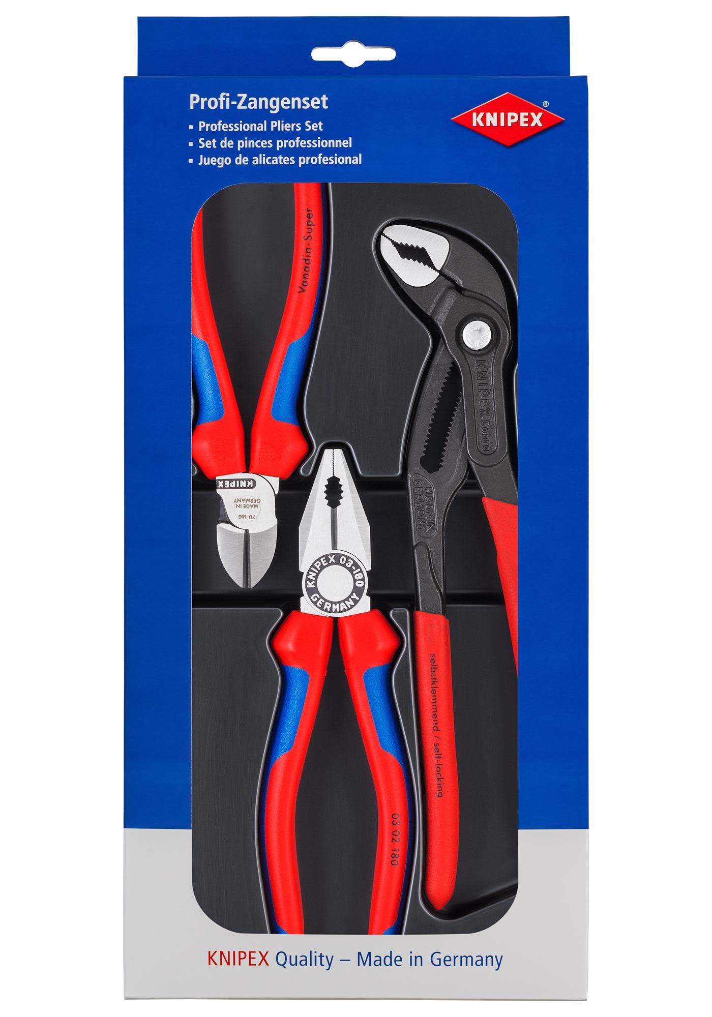 Knipex 00 20 09 V01 Pliers Set (3 Piece)