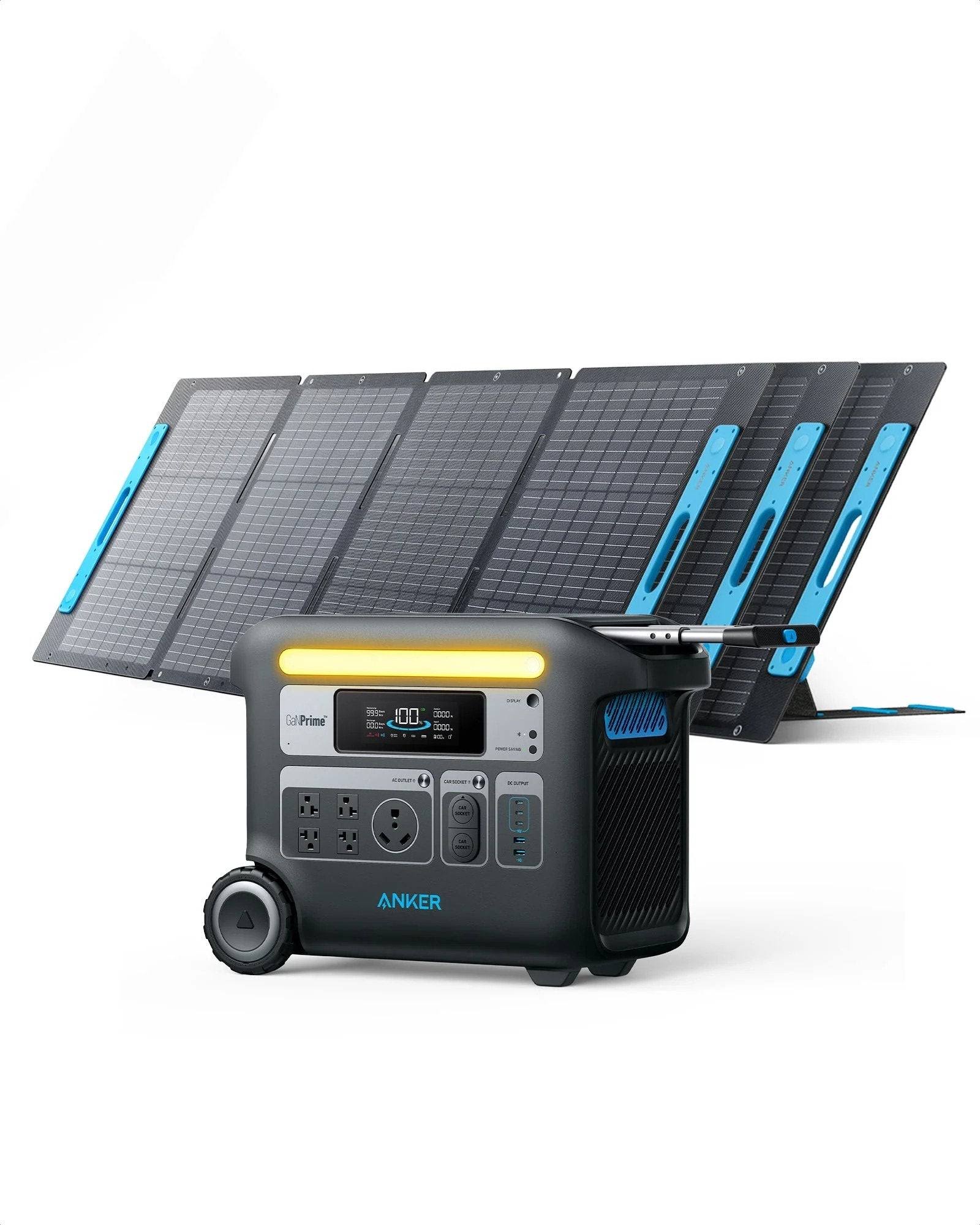Anker SOLIX F2000 Solar Generator (PowerHouse 767 with 200W Solar Panel)
