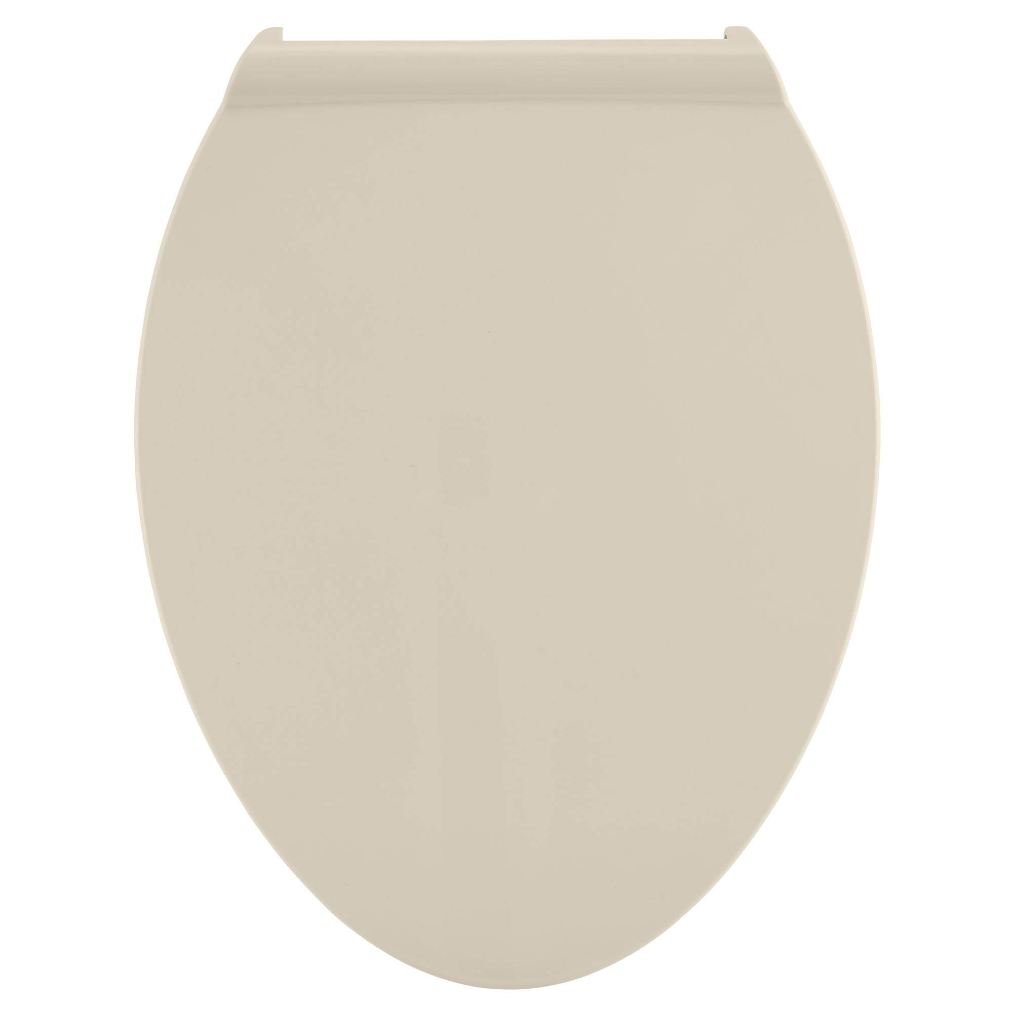 American Standard Contemporary Slow-Close Elongated Closed Front Toilet Seat with TriVantage in Bone