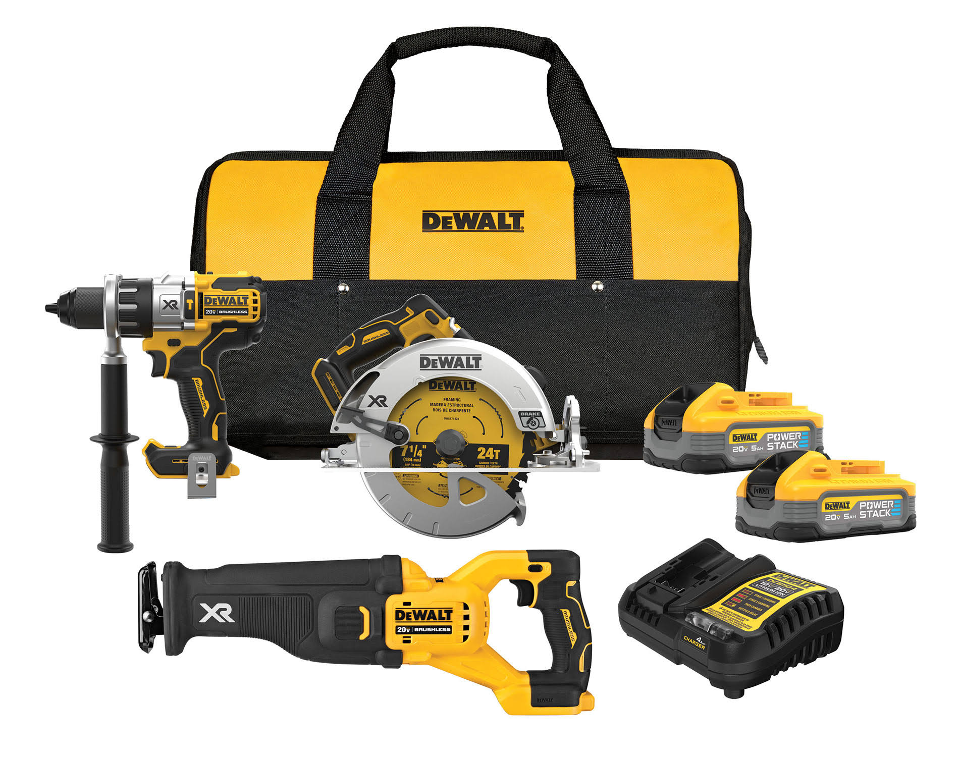 DeWalt 20V High Power Combo Kit- 1 Each