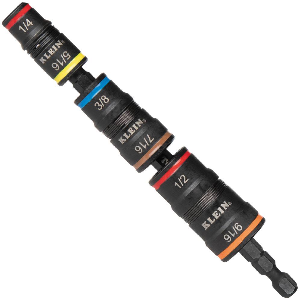 Klein Tools Nut Driver Set with Ratchet Handle 6pc- 32950