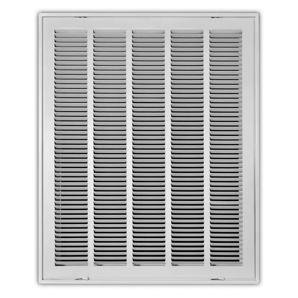 20 in. x 25 in. Steel Return Air Filter Grille in White