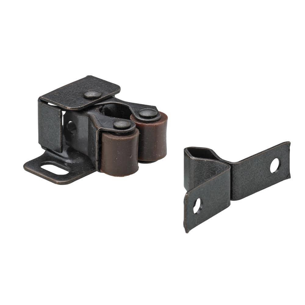 Everbilt Bronzed Antique Double Roller Door Catch- Pack of 50 9266739