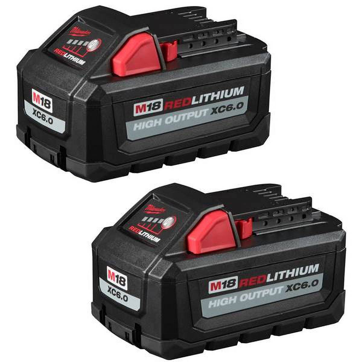Refurbished Milwaukee 48-11-1862 M18 REDLITHIUM High Output XC6.0 Battery Pack