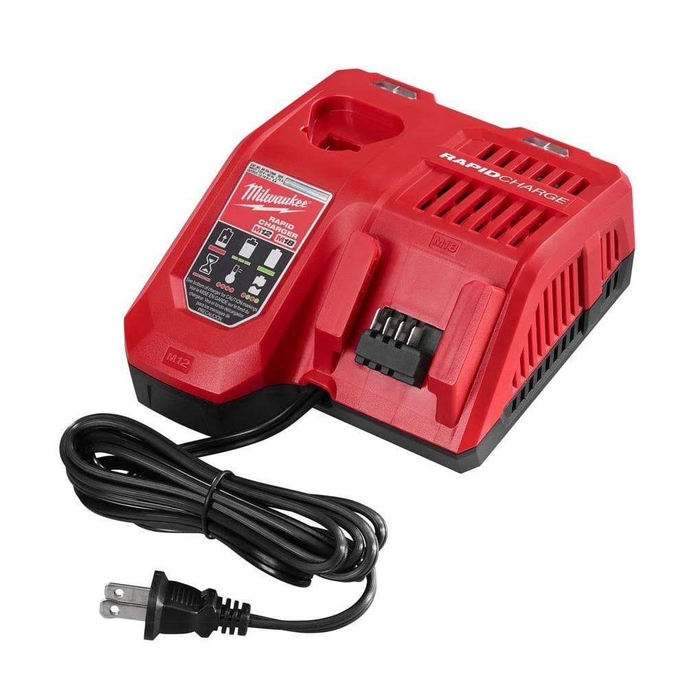 Recertified- Milwaukee 48-59-1808 M12 and M18 12 Volt/18 Volt Lithium-Ion Multi-Volatge Rapid Battery Charger