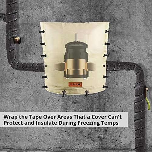 2 inch Pipe Insulation Tape- Deep Freeze Water Pipe Wrap Tape- Outdoor Water Pipe Insulation Wrap, Insulation Tape for Water pipes, Pipe Wrap