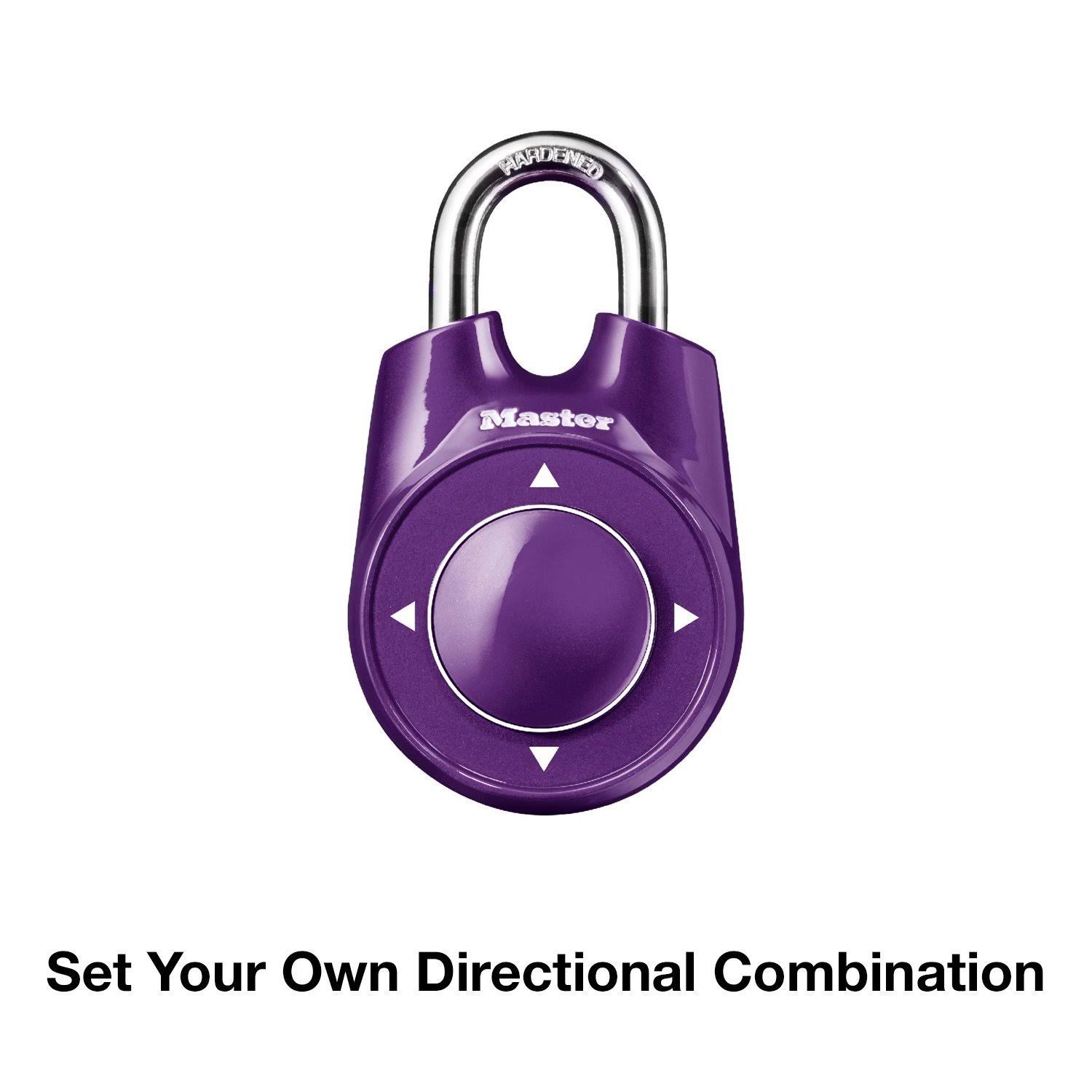 Master Lock Speed Dial Set-Your-Own Combination Lock, Assorted