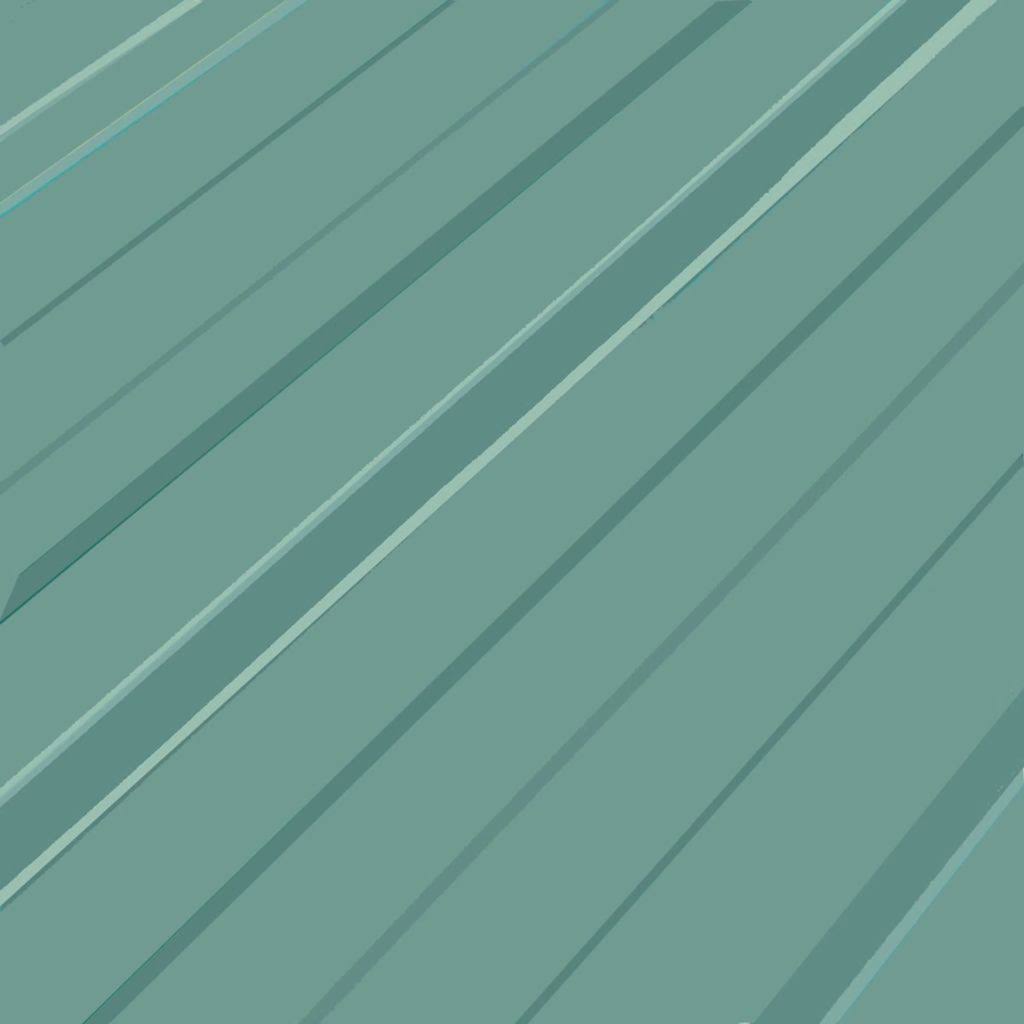 vidaXL 12x Roof Panel Galvanized Steel Green 50.8