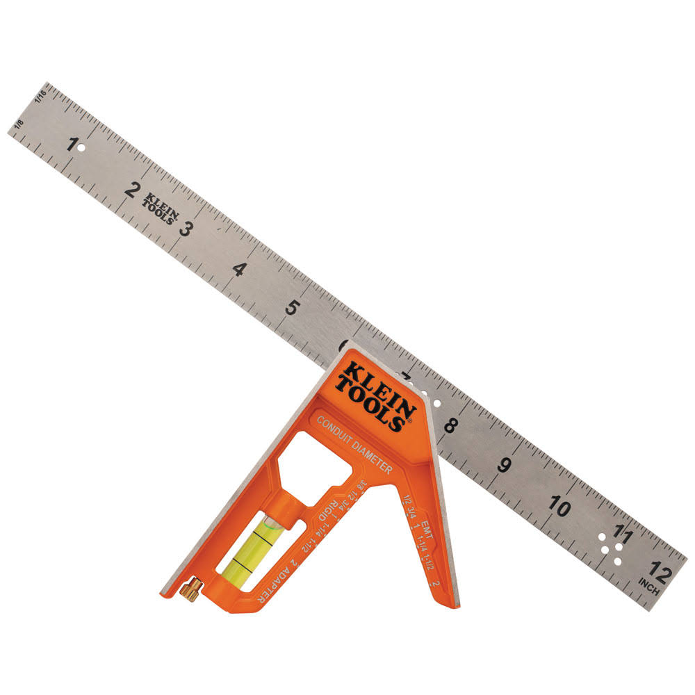 Klein Tools 935CSEL Electrician's 12 in. Combination Square