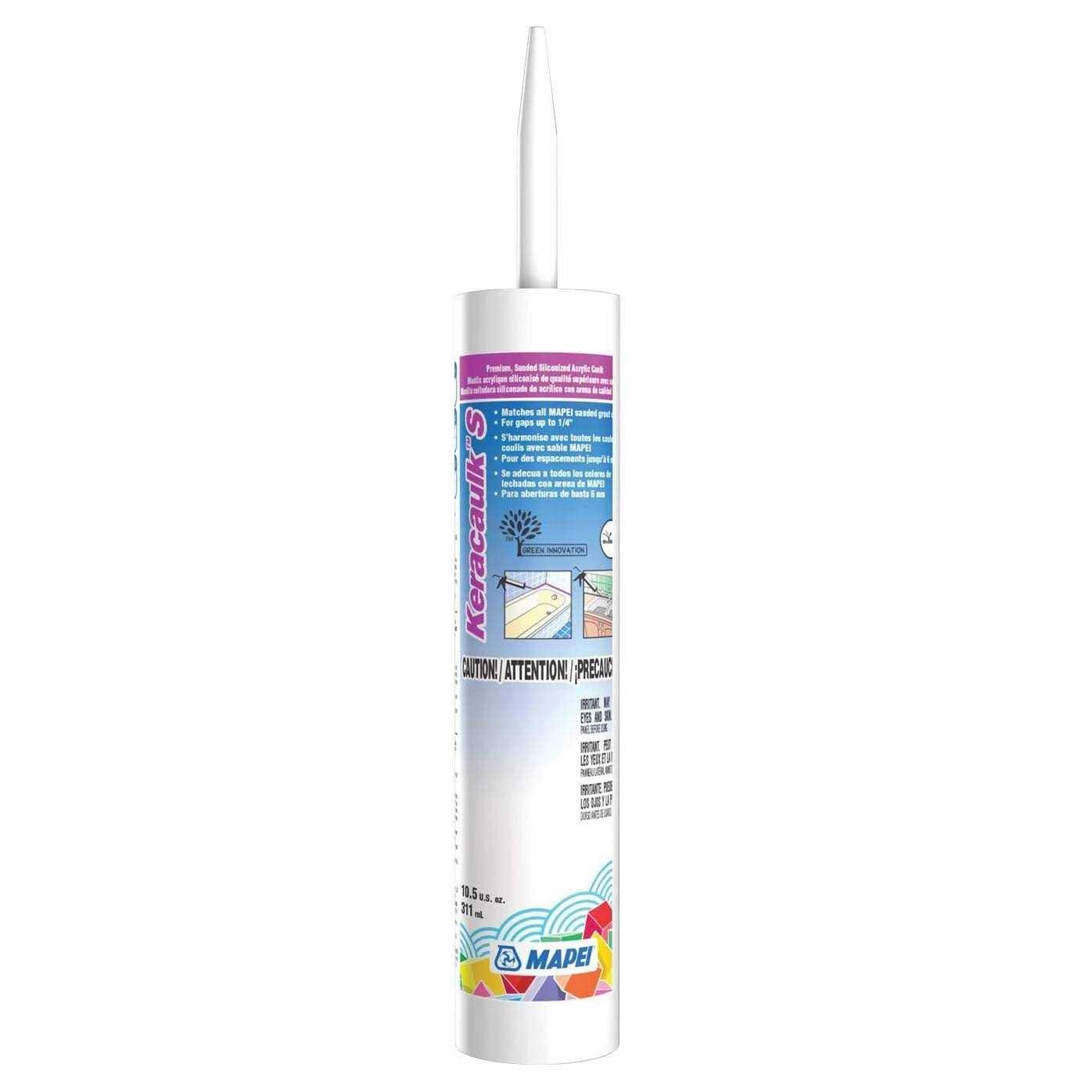 Mapei 93 Warm Gray Keracaulk S Sanded Siliconized Acrylic Caulk