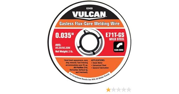 0.035 in. E71T-GS Flux Core Welding Wire, 2 lb. Roll