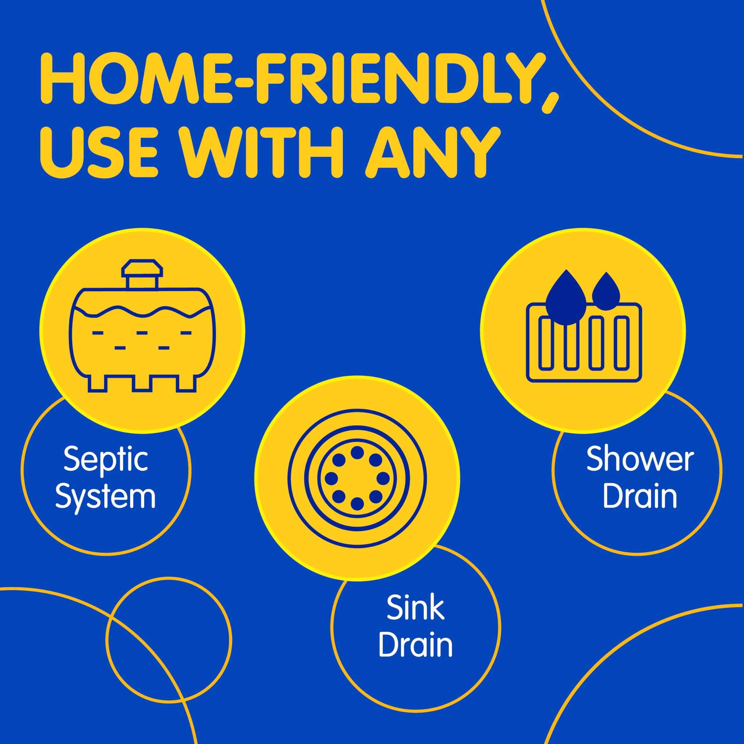 Plink Fizzy Drain Freshener and Cleaner, Prevents Clog Buildup and Removes Sink Odors in Bathrooms, Kitchens, and Homes, Septic-Friendly, Lemon