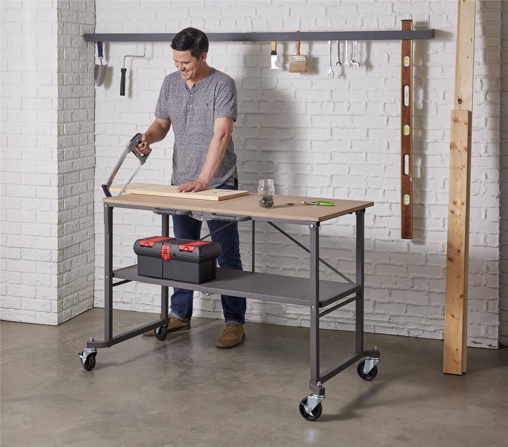 Cosco SmartFold Portable Work Desk Table