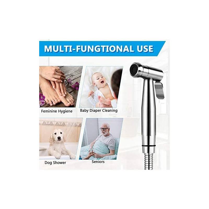 Handheld Bidet Sprayer for Toilet, Stainless Steel Bathroom Bidet Sprayer Set